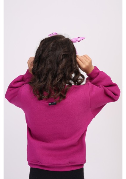 Toontoy Kız Çocuk Baskılı Sweatshirt