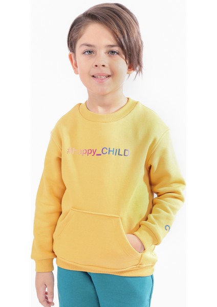 Toontoy Kids Toontoy Unisex Çocuk Baskılı Sweatshirt