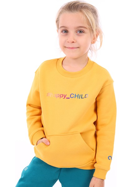 Toontoy Kids Toontoy Unisex Çocuk Baskılı Sweatshirt