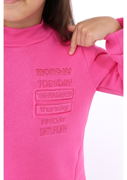 Toontoy Kız Çocuk Nakışlı Sweatshirt