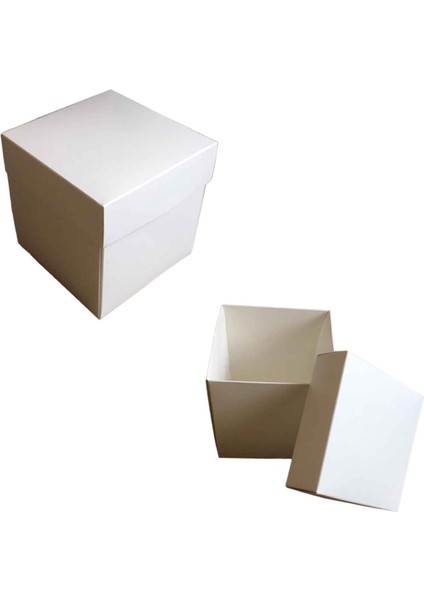 Komple Karton Kutu 10X10X10 (10 Adet ) Beyaz