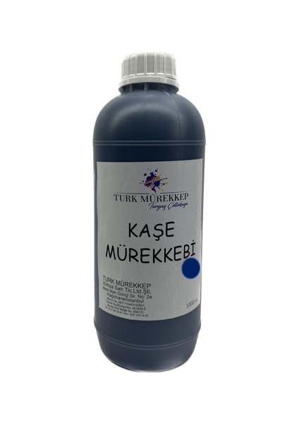 Kaşe Mürekkebi 1000 ml Mavi