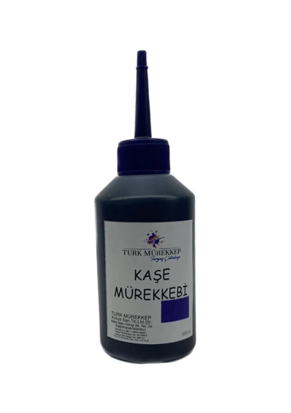 Turk Mürekkep Kaşe Mürekkebi 100 ml Mavi