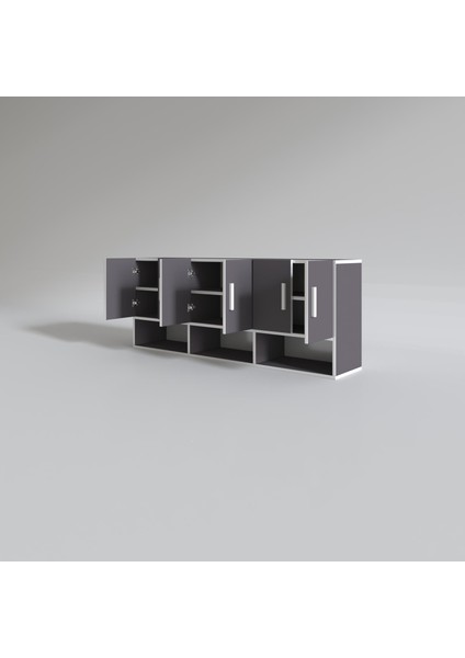 Kenzlife hazır mutfak liberato gri 060*150*32 mutfak banyo dolabı kapaklı raflı fiyatları