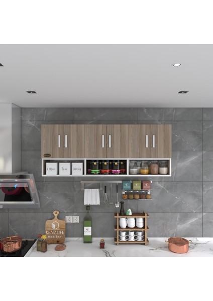 Kenzlife hazır mutfak liberato crd 060*150*32 mutfak banyo dolabı kapaklı raflı fırsatları