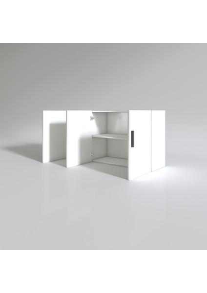 Kenzlife hazır mutfak canna32 byz 060*120*32 mutfak banyo dolabı kapaklı raflı