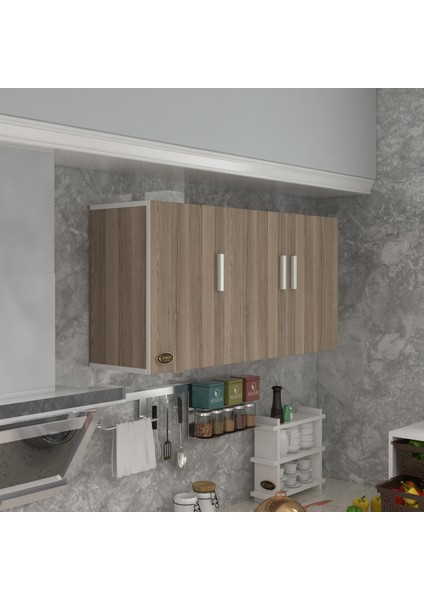 Kenzlife hazır mutfak canna32 crd 060*120*32 mutfak banyo dolabı kapaklı raflı