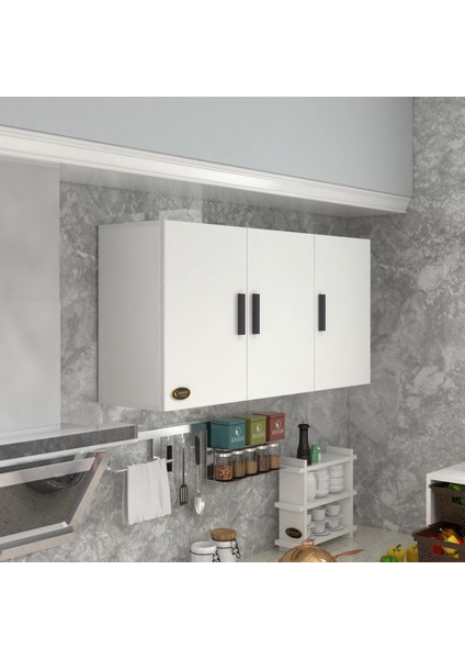Kenzlife hazır mutfak dirca22 byz 060*120*22 mutfak banyo dolabı kapaklı raflı