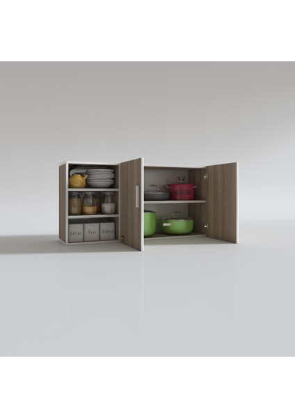 Kenzlife hazır mutfak castus22 crd 060*120*22 mutfak banyo dolabı kapaklı raflı fiyatları