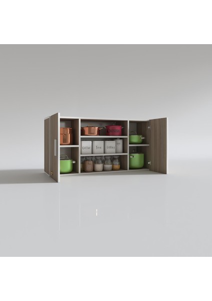 Kenzlife hazır mutfak honnor22 crd 060*120*22 mutfak banyo dolabı kapaklı raflı fiyatları
