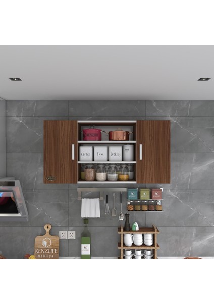 Kenzlife hazır mutfak honnor32 cvz 060*120*32 mutfak banyo dolabı kapaklı raflı modelleri