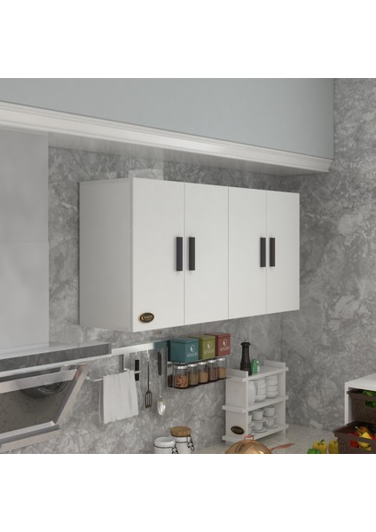 Kenzlife hazır mutfak merta byz 060*120*32 mutfak banyo dolabı kapaklı raflı