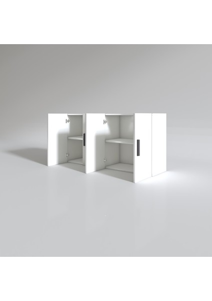 Kenzlife hazır mutfak merta byz 060*120*32 mutfak banyo dolabı kapaklı raflı