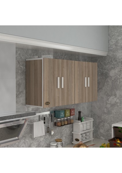 Kenzlife hazır mutfak merta crd 060*120*32 mutfak banyo dolabı kapaklı raflı