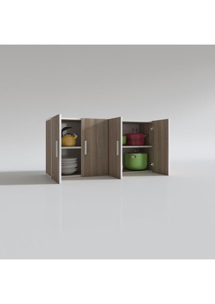 Kenzlife hazır mutfak merta crd 060*120*32 mutfak banyo dolabı kapaklı raflı fiyatları