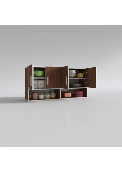 Kenzlife hazır mutfak vesper cvz 060*120*32 mutfak banyo dolabı kapaklı raflı fiyatları