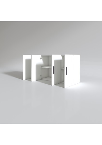 Kenzlife hazır mutfak merlanda byz 060*120*32 mutfak banyo dolabı kapaklı raflı