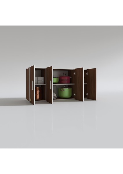 Kenzlife hazır mutfak merlanda cvz 060*120*32 mutfak banyo dolabı kapaklı raflı fiyatları