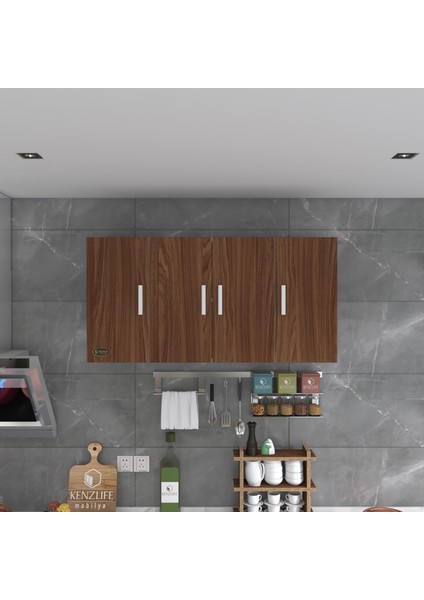 Kenzlife hazır mutfak merlanda cvz 060*120*32 mutfak banyo dolabı kapaklı raflı fırsatları