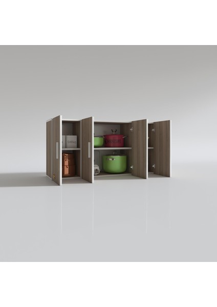 Kenzlife hazır mutfak merlanda crd 060*120*32 mutfak banyo dolabı kapaklı raflı modelleri