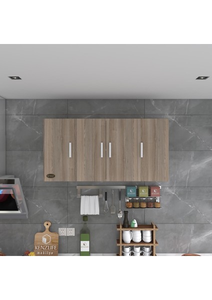 Kenzlife hazır mutfak merlanda crd 060*120*32 mutfak banyo dolabı kapaklı raflı fırsatları