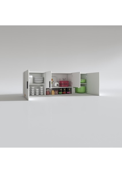Kenzlife hazır mutfak packey byz 060*180*32 mutfak banyo dolabı kapaklı raflı