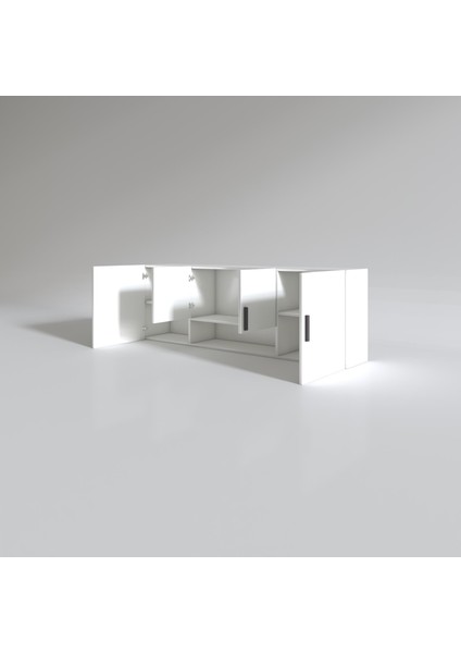 Kenzlife hazır mutfak packey byz 060*180*32 mutfak banyo dolabı kapaklı raflı