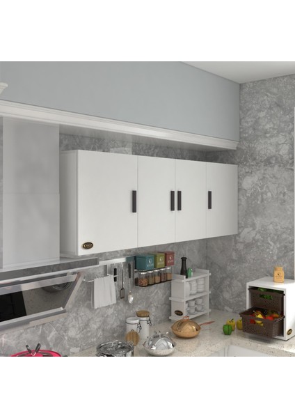 Kenzlife hazır mutfak silvanus byz 060*180*22 mutfak banyo dolabı kapaklı raflı