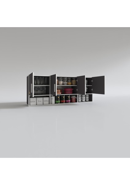 Kenzlife hazır mutfak konsta gri 060*150*32 mutfak banyo dolabı kapaklı raflı fiyatları