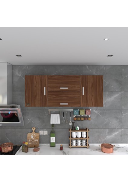 Kenzlife hazır mutfak lucida cvz 060*150*22 mutfak banyo dolabı kapaklı raflı fırsatları