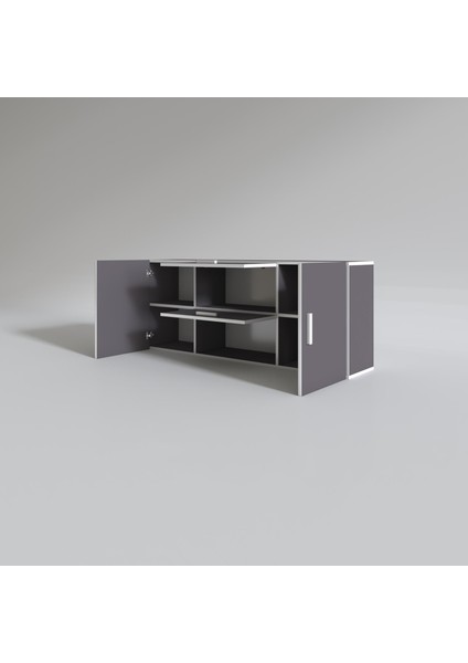 Kenzlife hazır mutfak lucida gri 060*150*32 mutfak banyo dolabı kapaklı raflı fiyatları