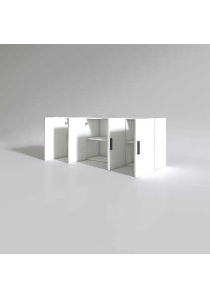 Kenzlife hazır mutfak marina byz 060*150*32 mutfak banyo dolabı kapaklı raflı