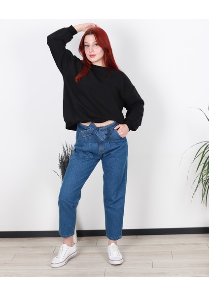 Kuşak Kemerli Kot Pantolon fırsatları