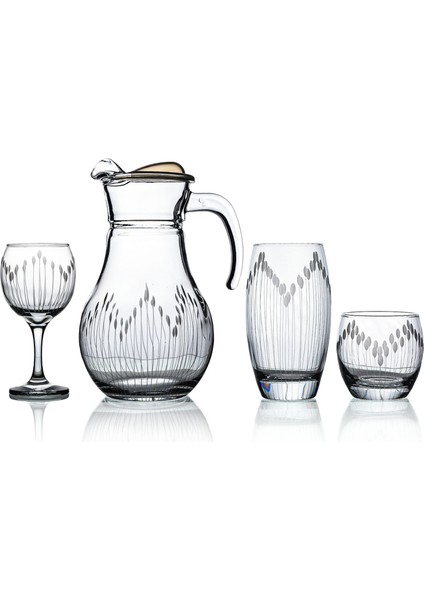 Pudgy 37 Parça 12 Kişilik Bardak Çeyiz Seti Vega Desenli fiyatları