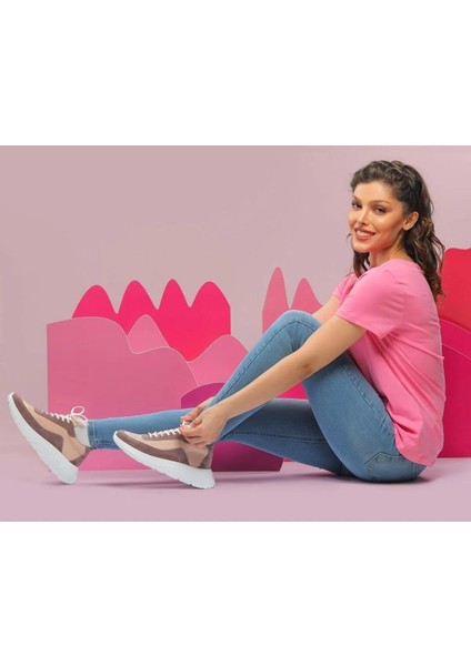 Hakiki Deri Kadın Sneaker Ayakkabı 026Y22K2551 modelleri