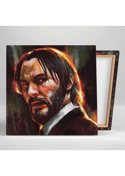 John Wick Efsane Film Karakteri Portre Kanvas Tablo