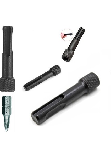Kırıcı Delici Sds Plus Mandren Mıknatıslı Bits Adaptör Sds Metal Mandrel Seti