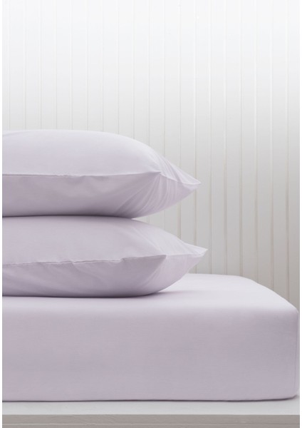 %100 Pamuklu Çift Kişilik 220X240 Düz Çarşaf + 2 Yastık Kılıfı
