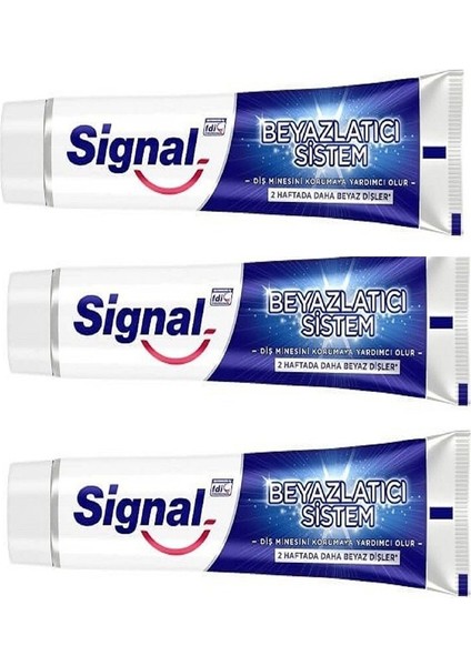 Beyazl.Sistem Macun 50 Ml 6221155069665 (3 Adet)