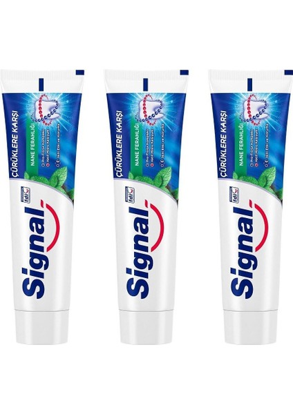 Signal beyaz Güç Nane Ferahlığı Diş Macunu 100 Ml 6221155075130 (3 Adet)