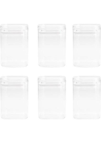Şeffaf 6'lı Saklama Kabı 250ML