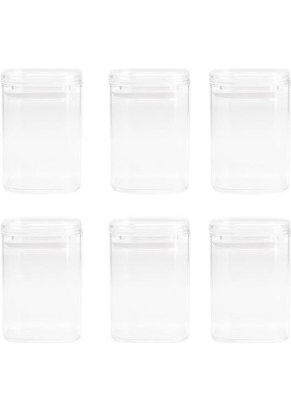 Şeffaf 6'lı Saklama Kabı 300ML