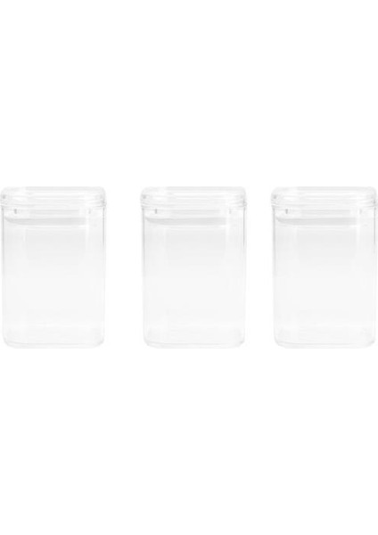 Şeffaf 3'lü Saklama Kabı 250ML