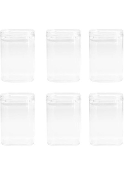 Şeffaf 6'lı Saklama Kabı 200ML