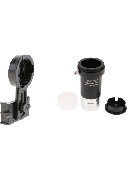 1.25 "astronomi Teleskop Barlow Lens Mercek 5x Cep Telefonu Montaj Adaptörü (Yurt Dışından)