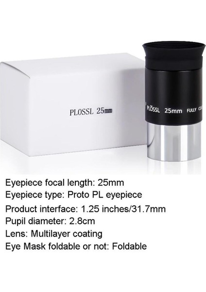 1.25 "25MM Açılı Mercek, Katlanabilir Gözlü ile Tasarlanmış Teleskop (Yurt Dışından) indirimleri
