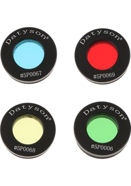 4 Adet 0.965 '' Bulutsal Ay Filtresi Standardı 0.965 Inç Filtreler Iplik (Yurt Dışından)