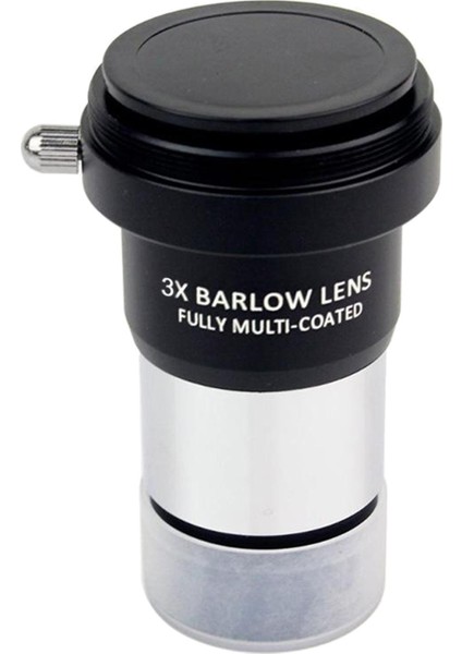 1.25 Inç Barlow Lens, 3x Yüksek Güç Büyütme Tam Kaplı Mercek Merceği (Yurt Dışından)