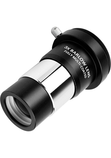 1.25 Inç Barlow Lens, 3x Yüksek Güç Büyütme Tam Kaplı Mercek Merceği (Yurt Dışından) fırsatları