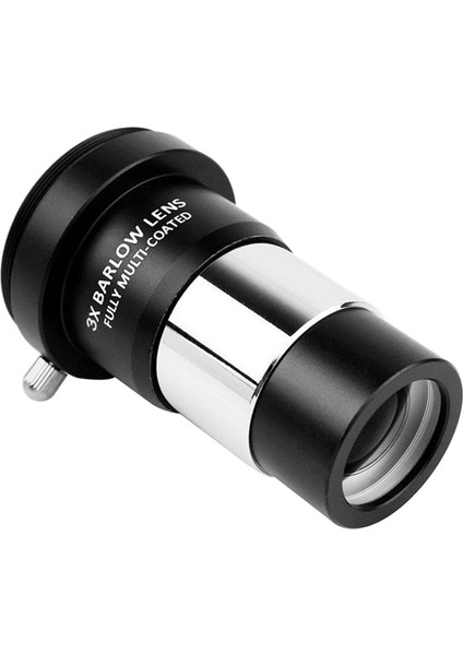 1.25 Inç Barlow Lens, 3x Yüksek Güç Büyütme Tam Kaplı Mercek Merceği (Yurt Dışından) indirimleri
